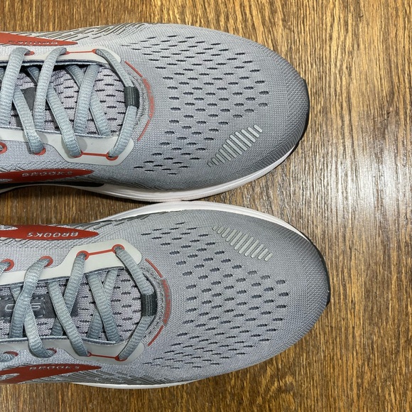 Brooks Addiction GTS 15 Running Shoe Men’s Size 13 Narrow Grey/Ebony/Chili - Picture 6 of 12
